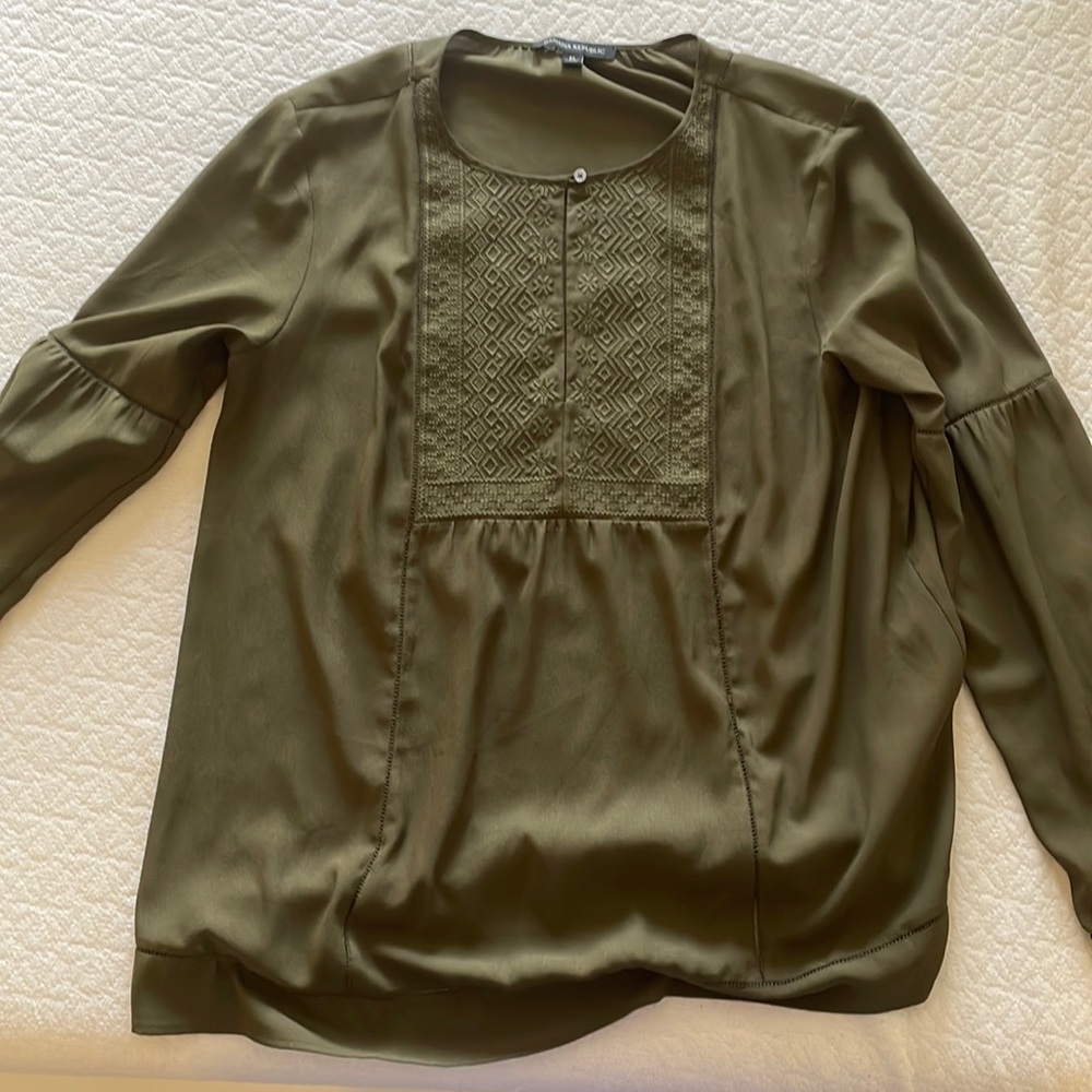 Gorgeous, Banana Republic, peasant top